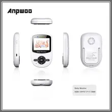 2.4 inch Wireless Baby Monitor Electronic Baby Video 2 Way Audio Nanny Camera Night Vision Temperature Monitor BM-SM24 By Anpwoo