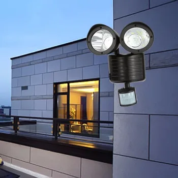 

22 LEDs Solar Powered PIR Motion Sensor Detection Waterproof Outdoor Street Garden Lawn Lights Security Lamp Wall Light White