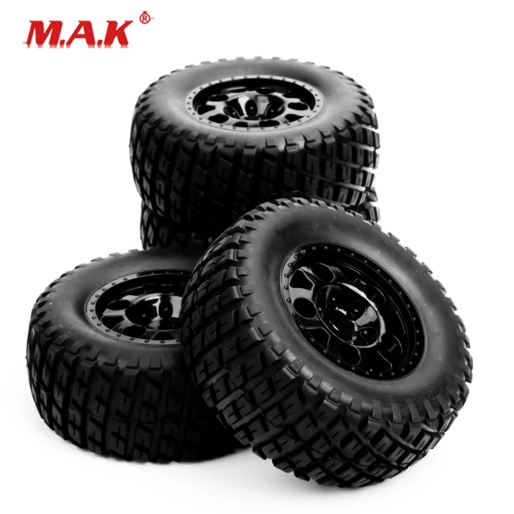 Короткие шины для грузовиков и колесные диски с 12 мм шестигранной 1:10 Масштаб RC модель грузового автомобиля игрушки аксессуары