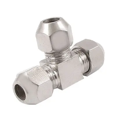 6mm 15/64&quot Air Hose Pneumatic Tee Union Coupler Compression Fittings | Обустройство дома