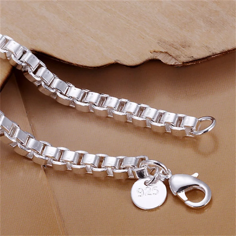 Яньхуэй 925 серебряный браслет для женщин 925 Серебряный Модный Ювелирный Браслет с S925 штампом H172