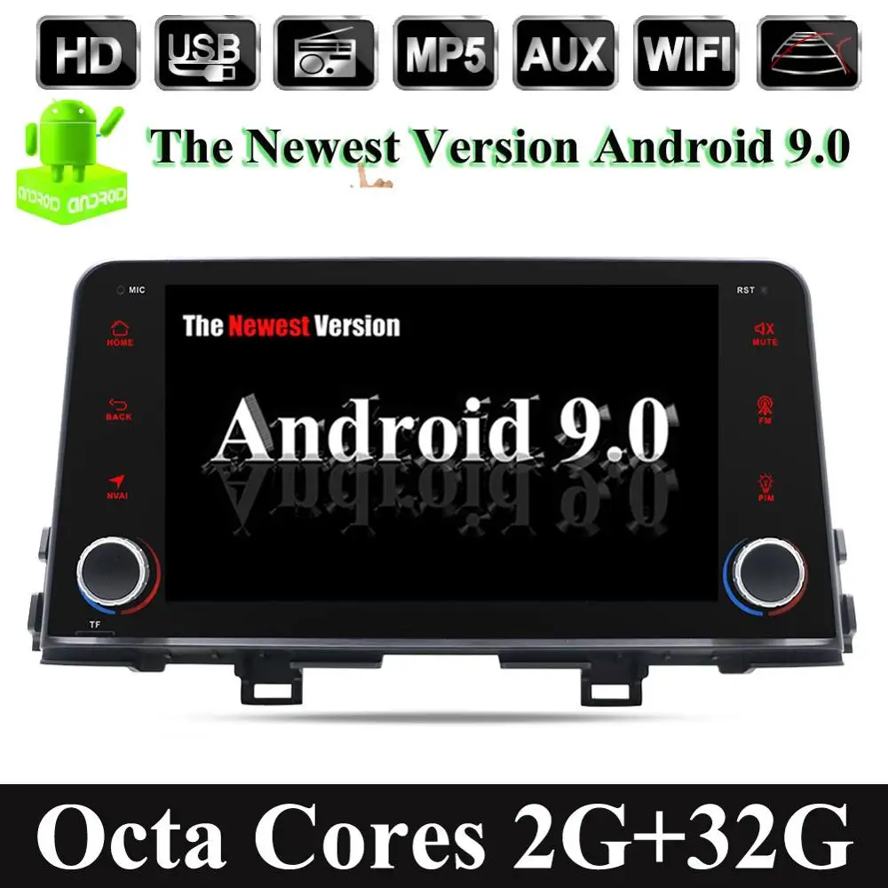 

8" Car Radio Multimedia Player Android 9.0 Car DVD for KIA PICANTO 2017 2018 headunit gps navigation 32G ROM