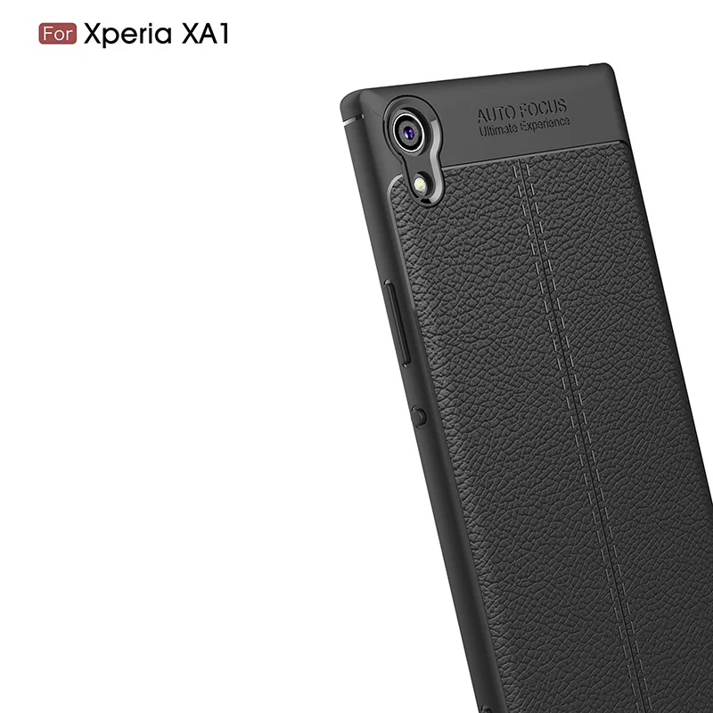 Litchi silicone case sony xperia xa1 (3)
