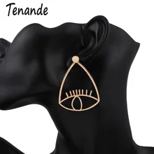 Tenande Панк Полые Большие глаза Эффектные серьги гвоздики для женщин простой стиль украшения для ночного клуба DIY Femme Bijuterias Brincos подарок