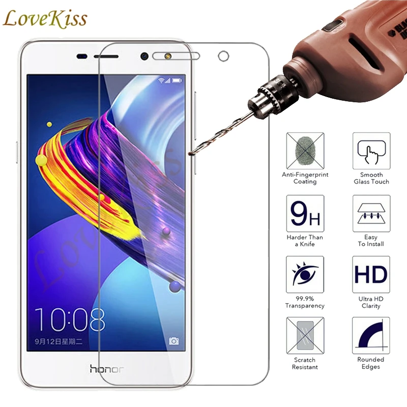 

9H Tempered Glass For Huawei Y6 Y5 2017 Y6 Y5 3 Case Protective Cover For Huawei MYA-L03 L23 AL10 TL10 Screen Protector Film