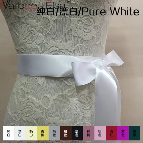 Пояс невесты высокое качество Cintura Sposa ручной работы Ослепительная Кристалл Rhinestone Ремни Для Свадебные платья пояс-кушак - Цвет: pure white