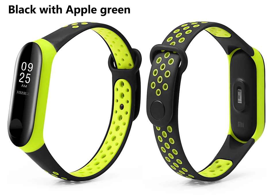 Black with Apple green