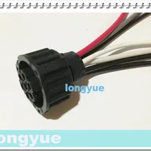 Longyue 10 шт. Универсальный 7 способ женский водостойкий коннектор tyco косичка Plug 15 см провода