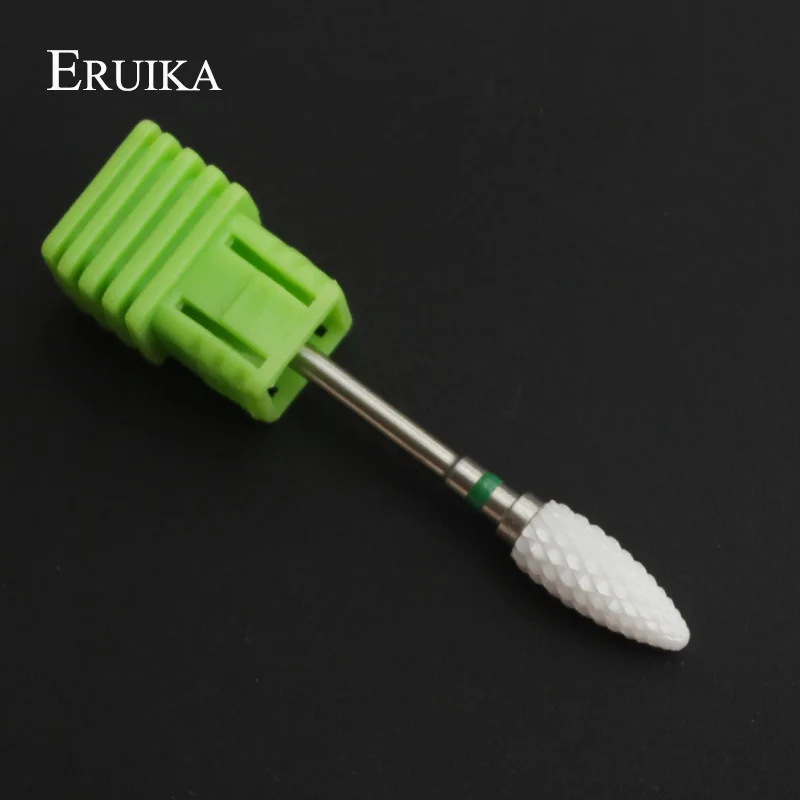 ERUIKA 1pc Ceramic Torch Nail Drills Bit Milling Cutter Rotary Drill