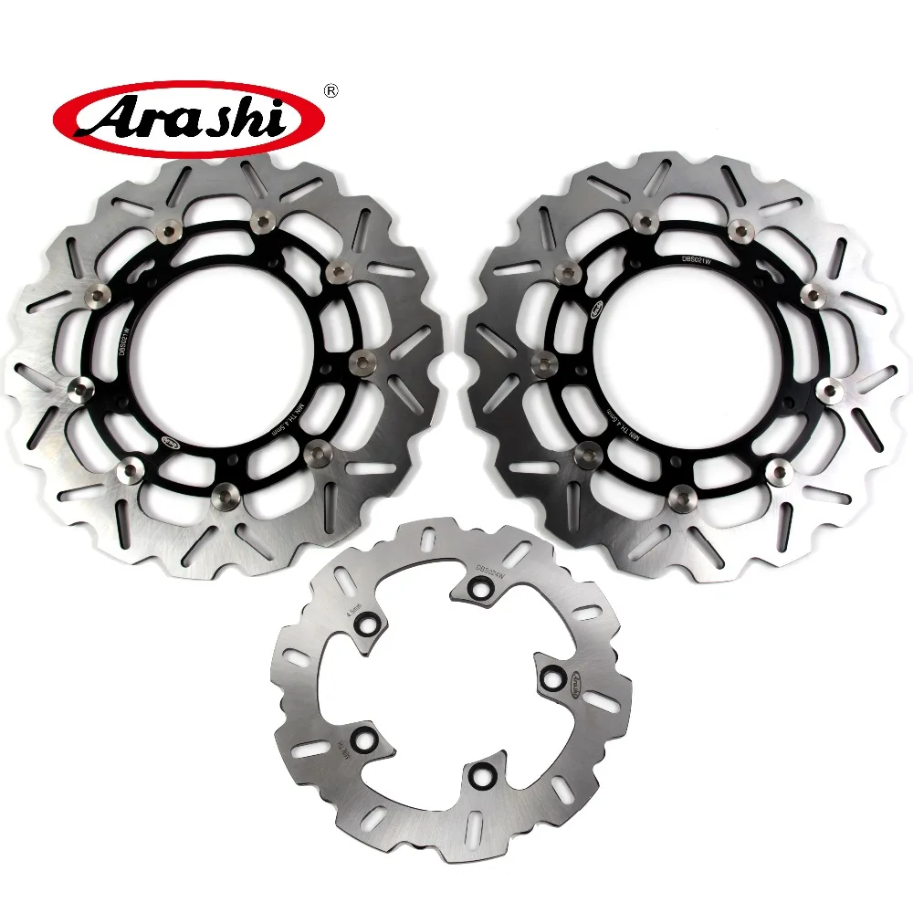 ARASHI For YAMAHA YZF R6 2005 2015 CNC Front Rear Brake Rotors Brake
