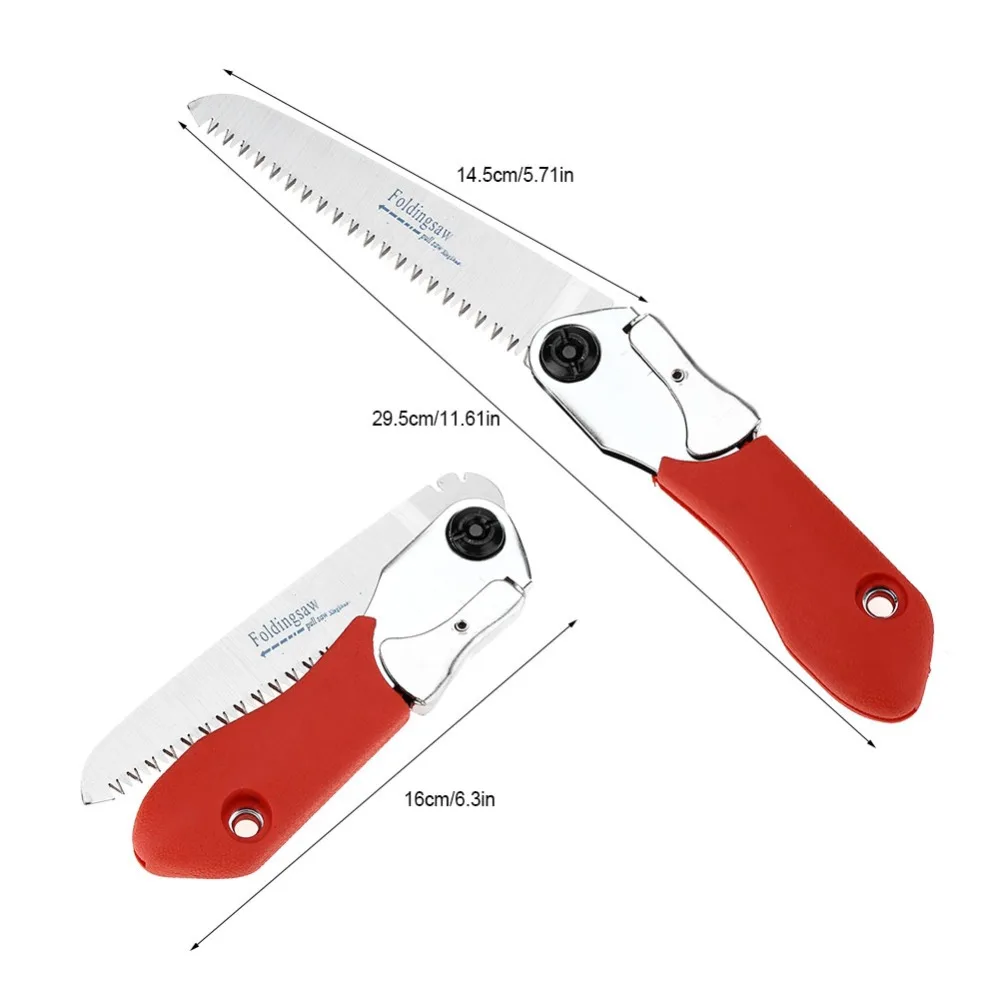 Foldable Garden Pruning Saw Portable Manual Pruning Saw with Anti slip Handle Outdoor Gardening