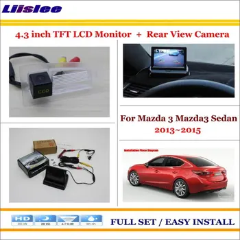 

Auto Camera For Mazda 3 Mazda3 Sedan 2013-2015 Car 4.3" Color LCD Monitor Rear Back Up Camera Park Parking System