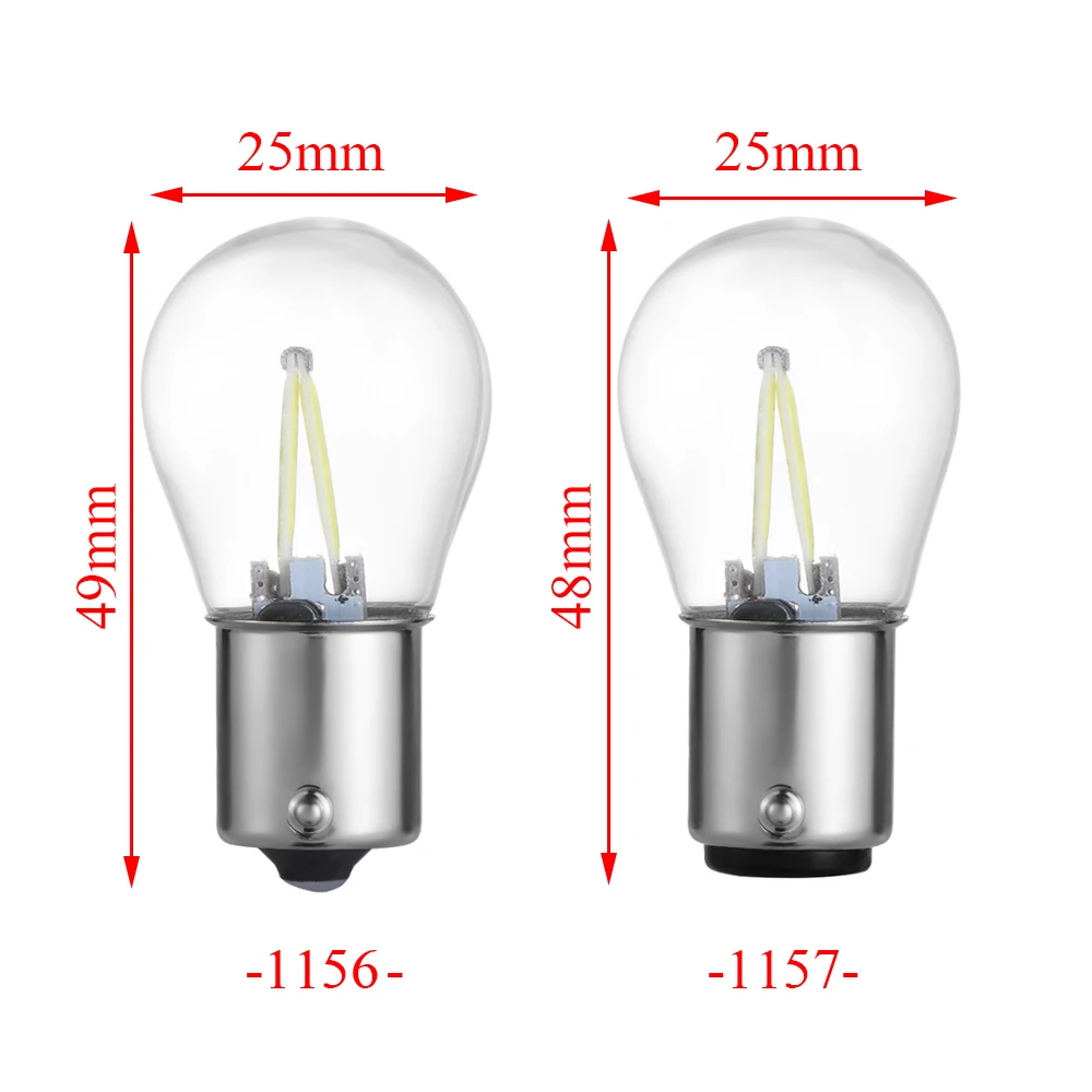 1 шт. DC12V P21W DRL 1156/1157 BAY15D Ba15s светодиодный COB лампы Задний фонарь поворота Стоп-сигнал лампы сигнального освещения