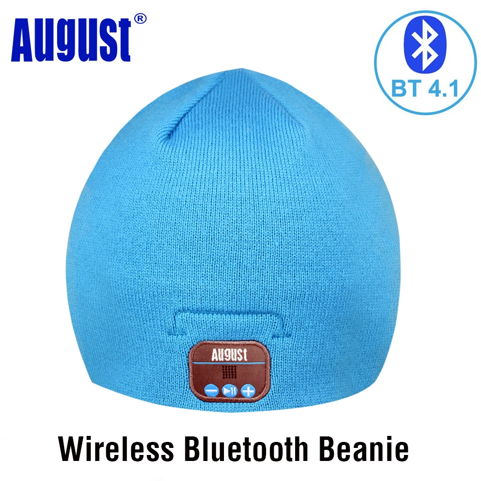 August EPA20 Зимняя Bluetooth шапка со встроенными наушниками стерео динамиками и