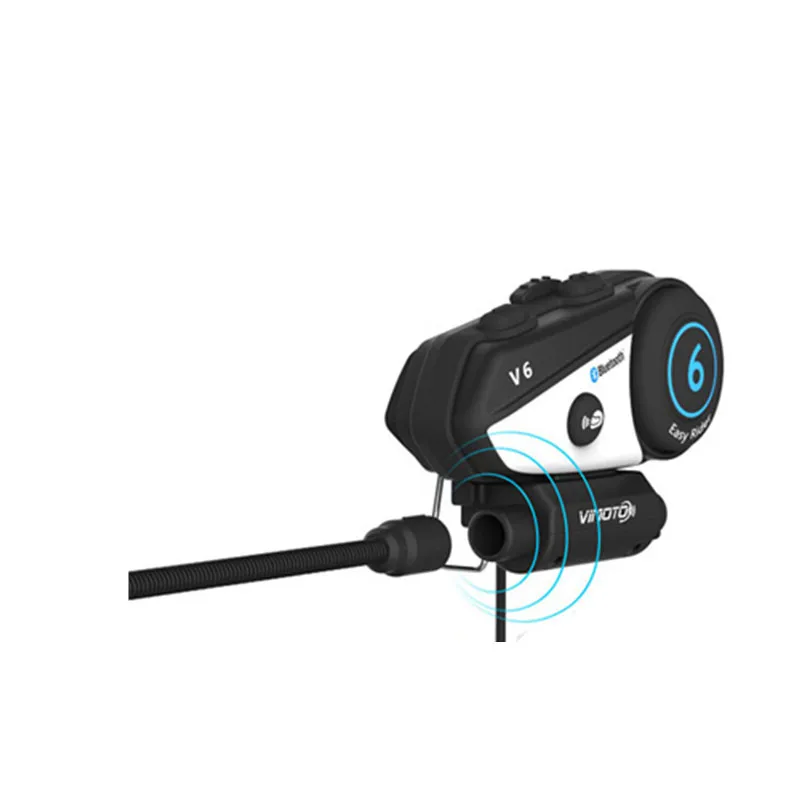 Bluetooth гарнитура Vimoto V6 2 шт. беспроводная для мотоциклетного шлема домофон BT|bt