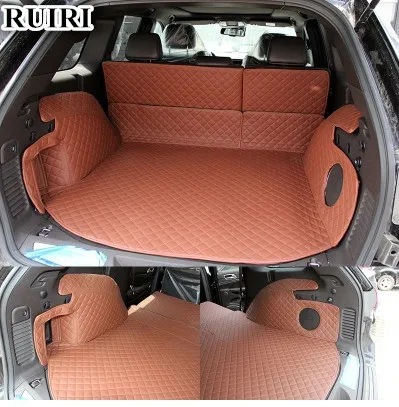 

Good quality! Full set car trunk mats for Jeep Grand Cherokee WK2 2018-2010 waterproof durable boot carpets cargo liner mats
