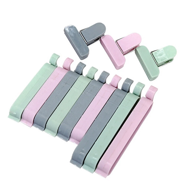 

1 Set Mini Vacuum Sealer Clamp Food Clip Bag Clips Home Snack Fresh Food Storage Bag Sealer Kitchen Tool Accessories
