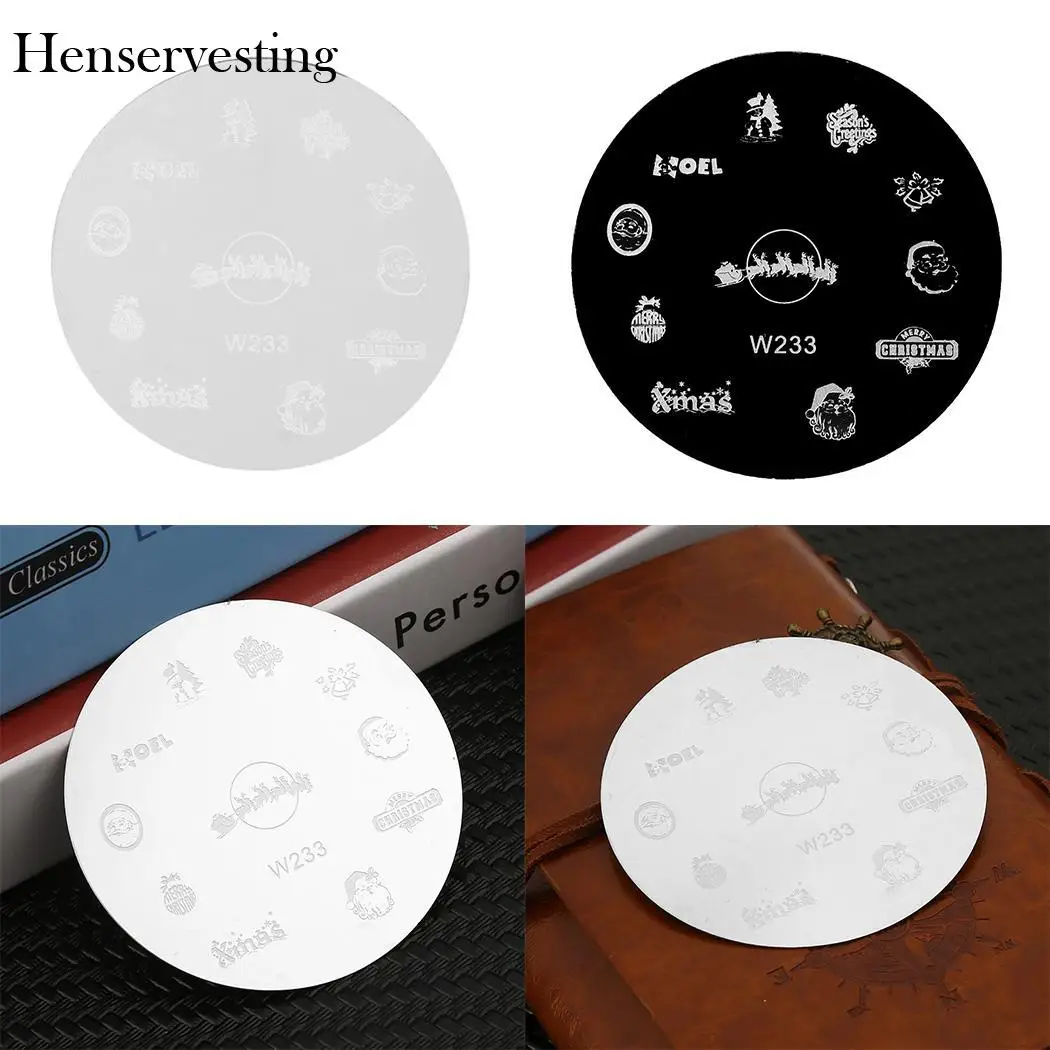 

Manicure Template Women Nail Art Decoration Fashion Printing 3D Steel Stainless