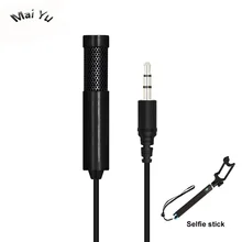 Professional Handeld 3.5mm Stereo Computer Microphone Condenser Mini Camera Microfone for Amplifier Laptop Noise Canceling