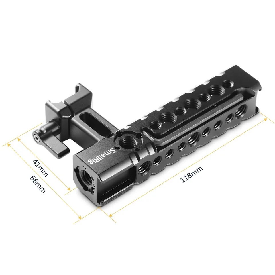 SmallRig NATO Rail ручка с монтажными точками башмак крепления для камеры s/видеокамеры/Экшн камеры/камеры клетки-1955