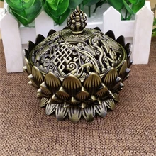 Эзотерический буддизм архаизмы цинковый сплав курильница Буддизм Курильница для благовоний украшение для дома дезодорирующая 9,3x10,5 см