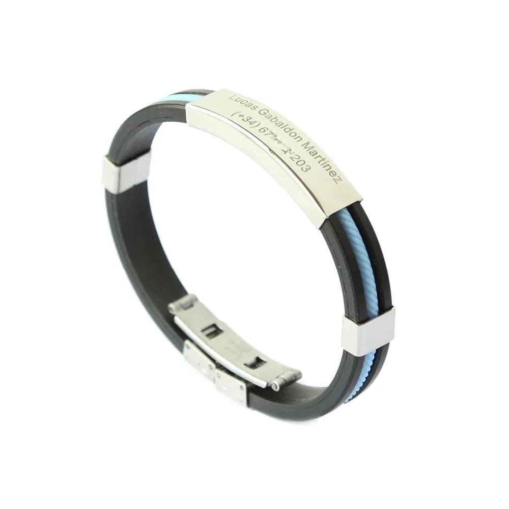 2017 New Fashion Street Basketball Sports Silicone Bracelet Men Custom