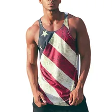 Womail Fashion Дизайн День Независимости Для мужчин О-образный воротник, Без Рукавов Летняя Американская футболка с рисунком флага для девочек топы на бретельках Повседневное новое поступление