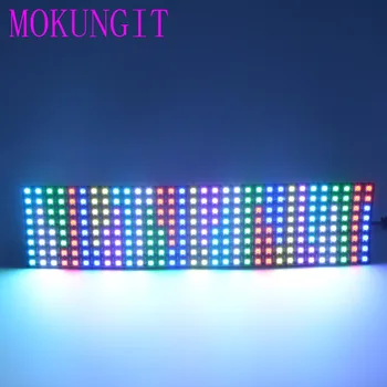 

20pcs 8*32 Pixel 256 Pixels WS2812B Digital Flexible LED Programmed Panel Screen Individually Addressable Full Color DC5V