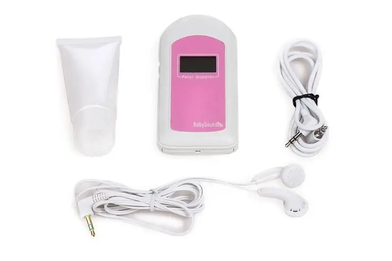 “ Cardíaco do Bebê + Gel Fetal Doppler Bebêsom B-display Lcd,