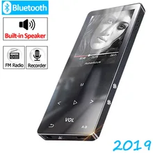 Металлический Bluetooth MP3-плеер 1,8 дюймов сенсорные клавиши fm-радио Запись голоса видео электронная книга тонкий музыкальный плеер без потерь Walkman