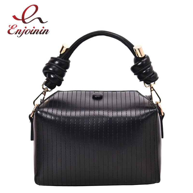 

Vintage Box Design Casual Pu Leather Ladies Handbag Shoulder Bag Crossbody Messenger Bag Female Totes For Women Bolsa Totes Bag