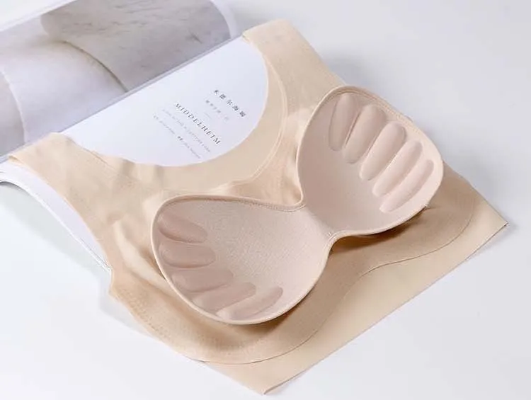 jerrinut Seamless Bras For Women Active Bra Push Up Vest Wire Free Lingerie Padded Brassiere Sleeping Bra Bralette Underwear BH 10