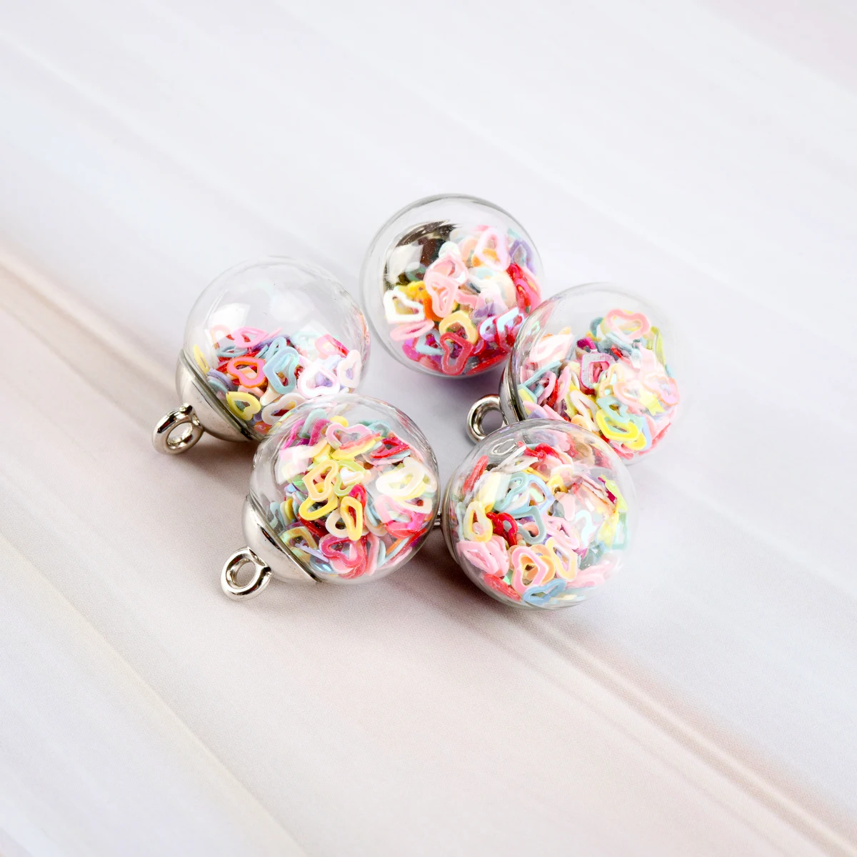 16 # сплав крючок полые DIY стеклянные бусины не хрустальные нить изготовление