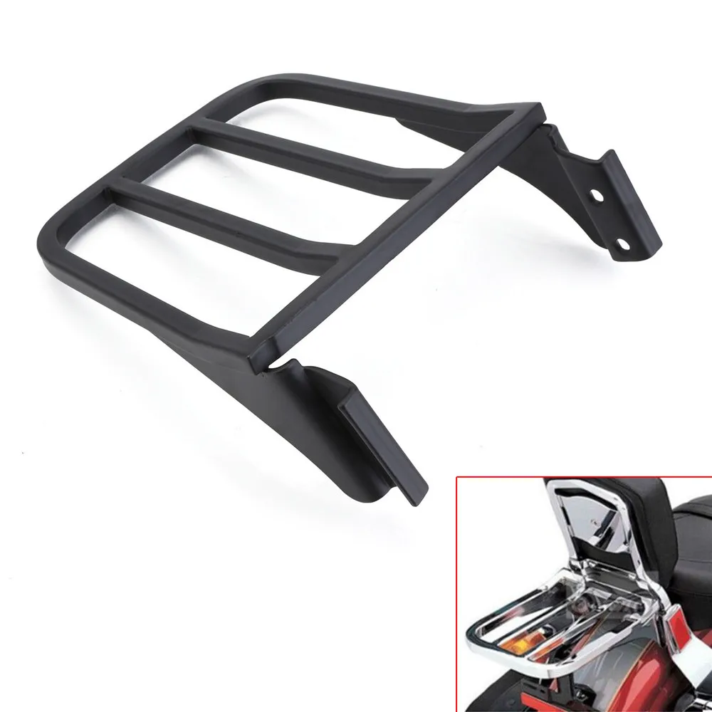 

Neverland Sport Sissy Bar Steel Motorcycle Luggage Rack For Harley Softail FLSTF FLST FLSTC FLSTSC Black D35