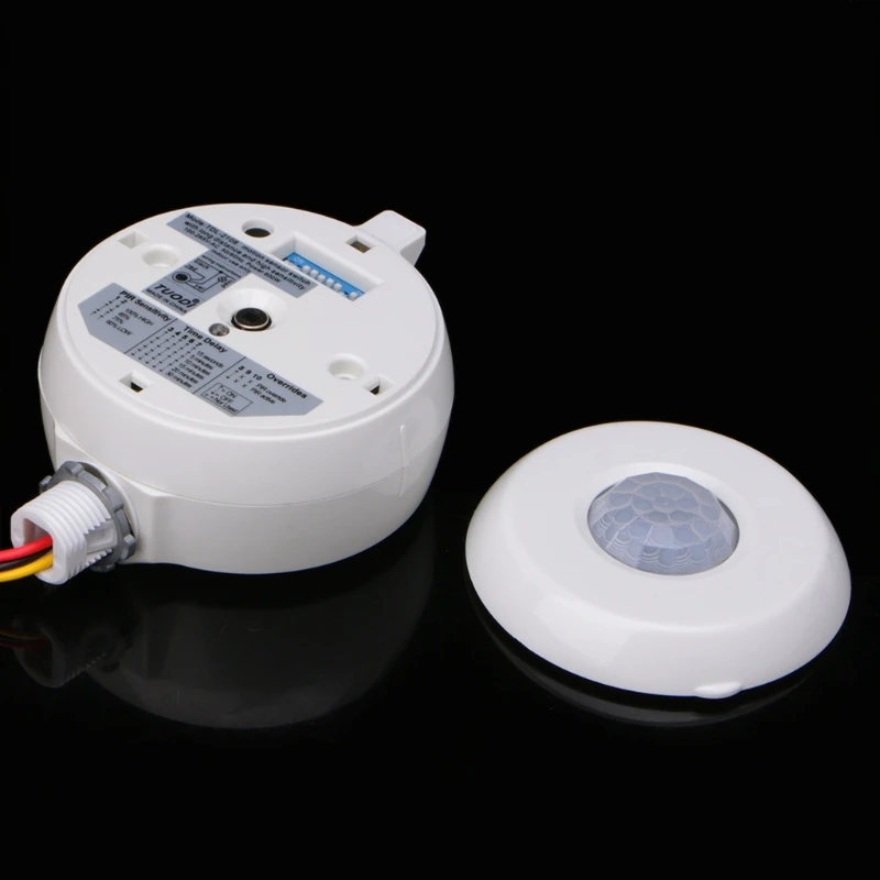 

Quality Light Switch AC 220V PIR Ceiling Motion Sensor Infrared Induction 15M 360 Degree Sense