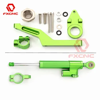 

For Kawasaki ZX6R ZX-6R ZX 6R 2009-2017 2010 2011 2012 CNC Motorcycle Stabilize Steering Damper Bracket Mounting Kit Support