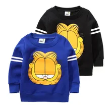 2016 antunm and winter hoodies children cartoon cat child fleece warm kids hoodies boys outerwear boys hoodie sweatshirt
