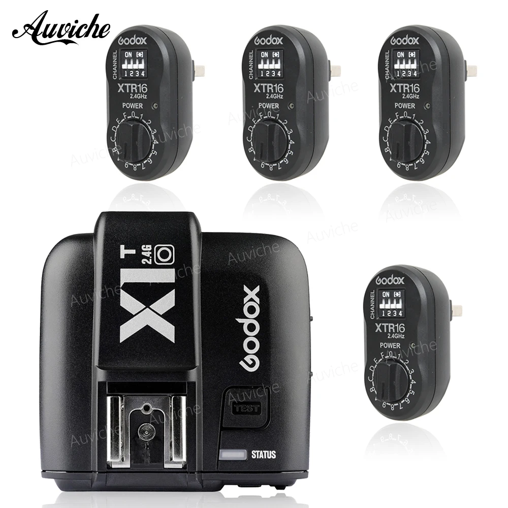 

Godox X1T-O 2.4G TTL Wireless Flash Transmitter + XTR-16 2.4G Wireless Receivers Set For Olympus Camera GODOX v850 v860 flash