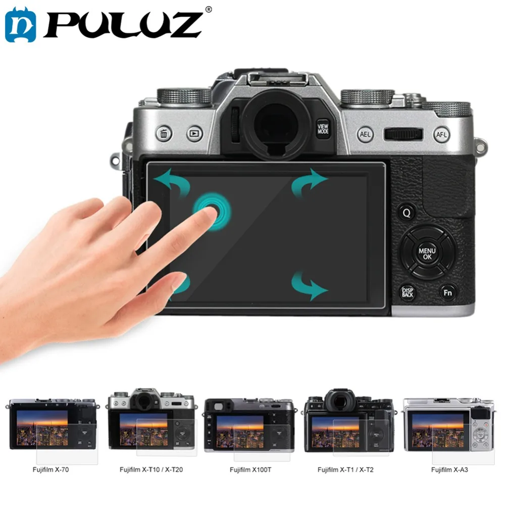 Пылезащитная закаленная защитная пленка PULUZ для ЖК-экрана HD 9H 0 3 мм Fujifilm