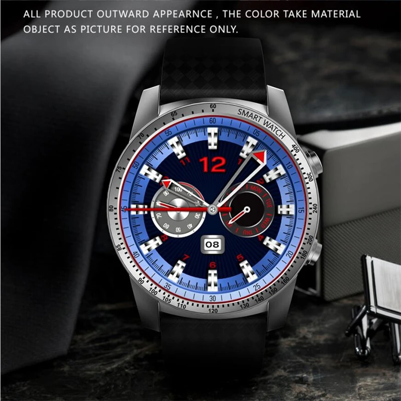 Kw99 Smart Watch Android 5.1 512 МБ + 8 ГБ сердечного ритма Мониторы Для мужчин наручные часы