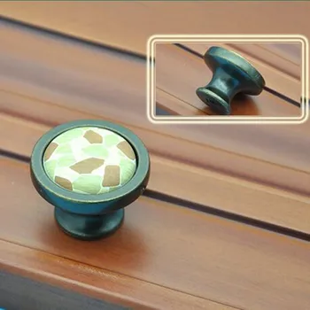 

creative fashion vintage tracery ceramic furniture knob bronze drawer cabinet knob antique brass dresser door pull porcelain