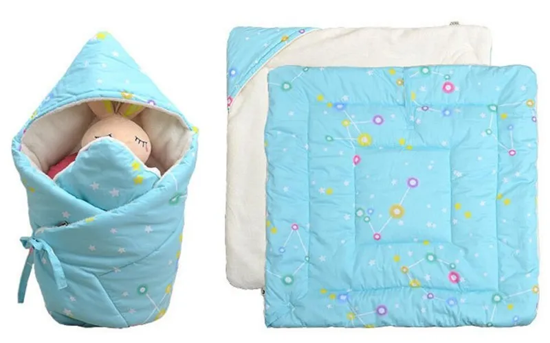 Мягкий хлопковый плюшевый Конверт для младенцев Bebe, детский конверт-коляска для новорожденных, детское постельное белье, одеяло, спальный мешок для малышей, спальный мешок