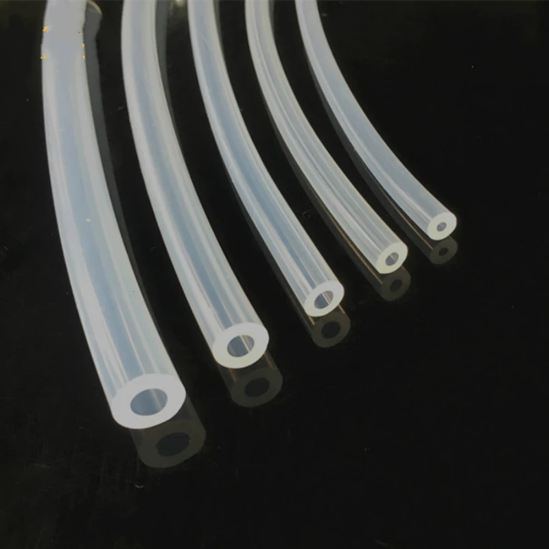 Силиконовая резиновая трубка 1x2 1x3 2x3 2x4 2x5 3x4 3x5 3x6 3x8 мм прозрачная труба шланг медицинская сантехника