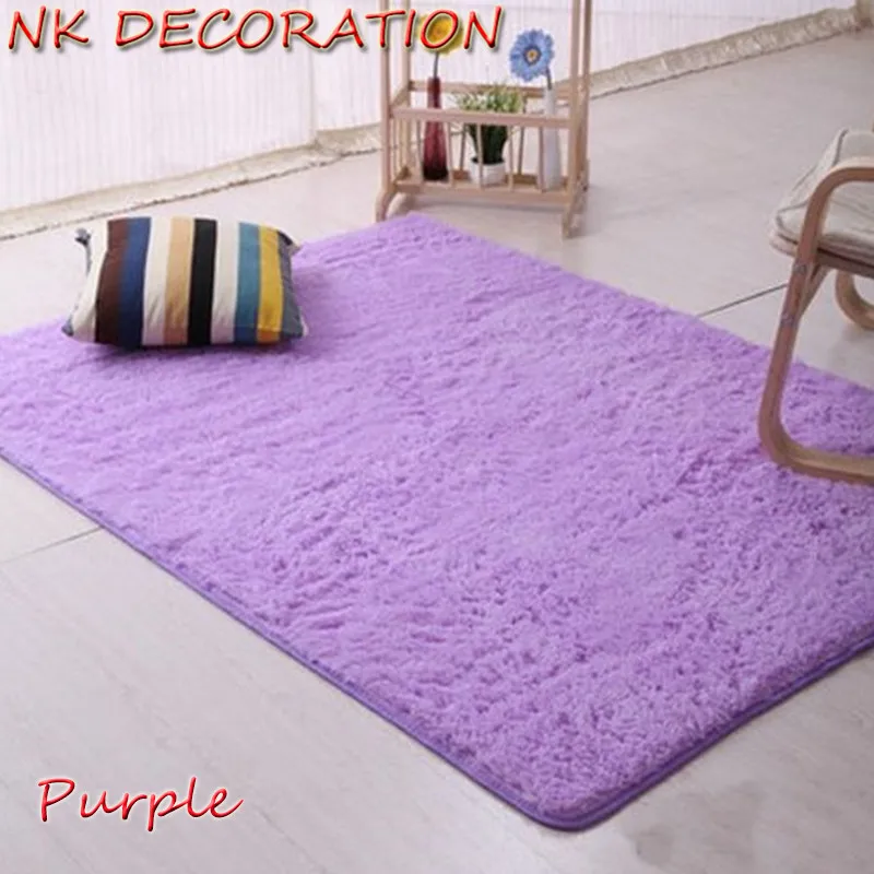 NK украшения 120 см* 160 см Фиолетовый ковер спальня мягкий пол большие ковры теплая ЦВЕТАСТАЯ гостиная пол ковры противоскользящие ковры