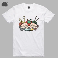 EnjoytheSpirit Men’s 100% Cotton T-shirt HAND MADE Casual Tshirt Short Sleeve Round Neck Man Clothing Accept Custom Design