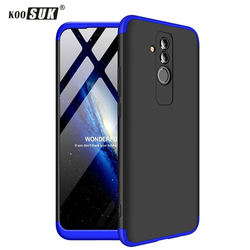 Чехол для Huawei Mate 20 Lite с полной защитой на 360 градусов жесткий ударопрочный матовый