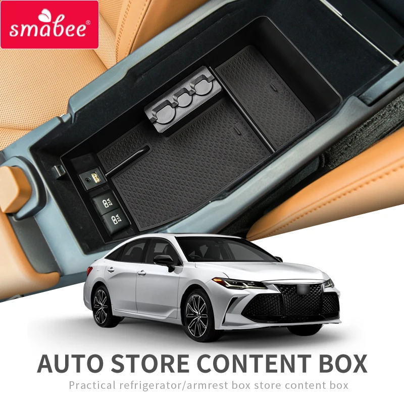 Smabee автомобиль центральный подлокотник коробка для Toyota AVALON хранения укладка Tidying центральной консоли Органайзер интерьерные аксессуары