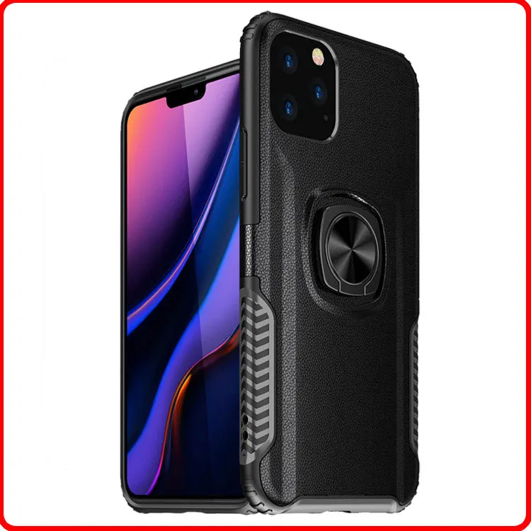

For iPhone 11 Pro Max 11Pro Case Magnetic Ring Bracket Stand Holder Shockproof Cover For iPhone 11 Pro Max 2019 Funda Caphina
