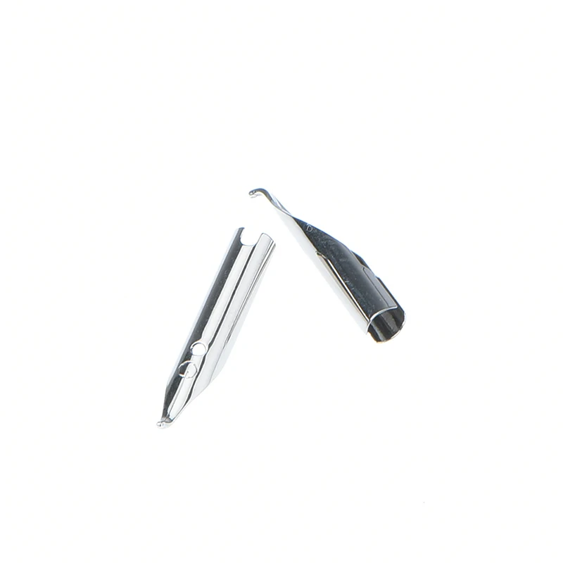 1 шт. 911 серебро Металл Нержавеющая сталь Изогнутый наконечник авторучка стандартный перо для Jinhao