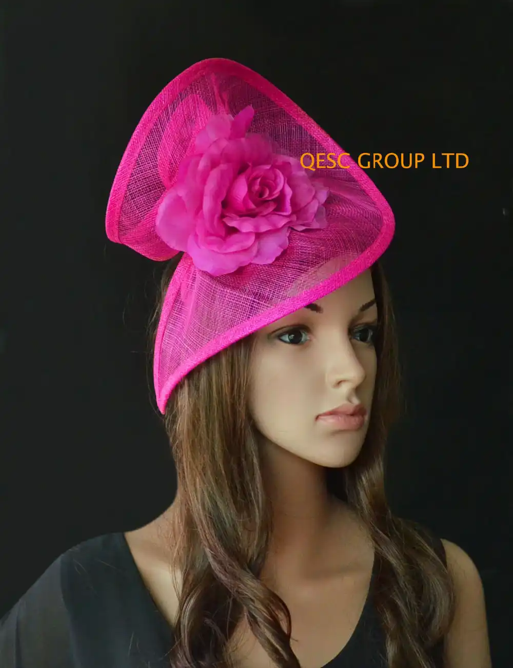 pink occasion hat